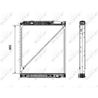 Kühler, Motorkühlung NRF 519576 von Nrf