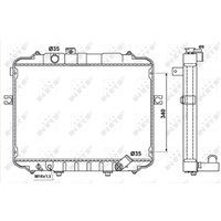 Kühler, Motorkühlung NRF 53034 von Nrf