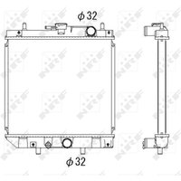 Kühler, Motorkühlung NRF 53276 von Nrf