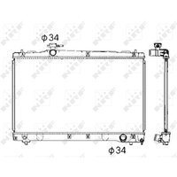 Kühler, Motorkühlung NRF 53401 von Nrf