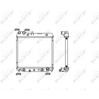 Kühler, Motorkühlung NRF 53408 von Nrf