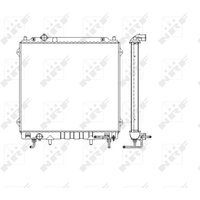 Kühler, Motorkühlung NRF 53479 von Nrf