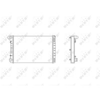 Kühler, Motorkühlung NRF 53665 von Nrf