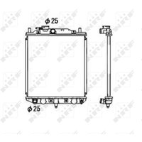 Kühler, Motorkühlung NRF 53673 von Nrf