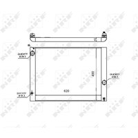Kühler, Motorkühlung NRF 53724 von Nrf