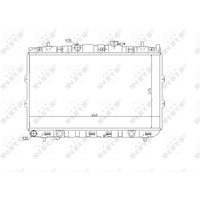 Kühler, Motorkühlung NRF 53819 von Nrf