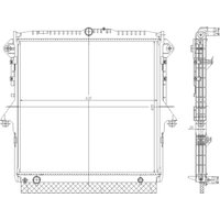 Kühler, Motorkühlung NRF 560001 von Nrf