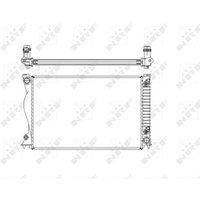 Kühler, Motorkühlung NRF 58220 von Nrf