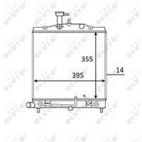 Kühler, Motorkühlung NRF 58531 von Nrf