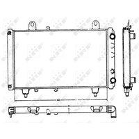 Kühler, Motorkühlung NRF 58749 von Nrf