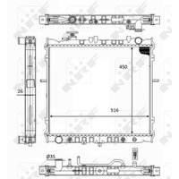 Kühler, Motorkühlung NRF 59049 von Nrf