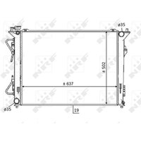 Kühler, Motorkühlung NRF 59064 von Nrf