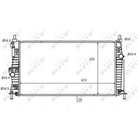 Kühler, Motorkühlung NRF 59068 von Nrf