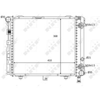 Kühler, Motorkühlung NRF 59103 von Nrf