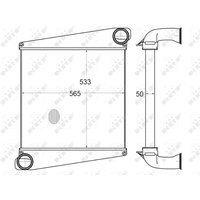 Ladeluftkühler NRF 30555 von Nrf