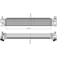 Ladeluftkühler NRF 309033 von Nrf