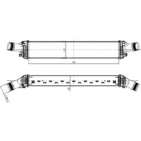 Ladeluftkühler NRF 309048 von Nrf