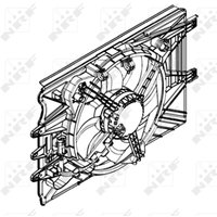Lüfter, Motorkühlung NRF 47594 von Nrf