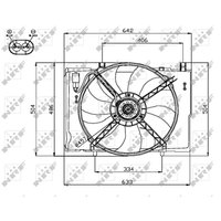 Lüfter, Motorkühlung NRF 47741 von Nrf