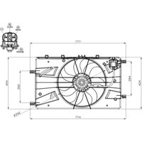 Lüfter, Motorkühlung NRF 47878 von Nrf