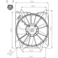 Lüfter, Motorkühlung NRF 47935 von Nrf