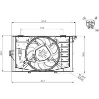 Lüfter, Motorkühlung NRF 47952 von Nrf
