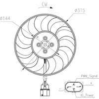 Lüfter, Motorkühlung NRF 47970 von Nrf