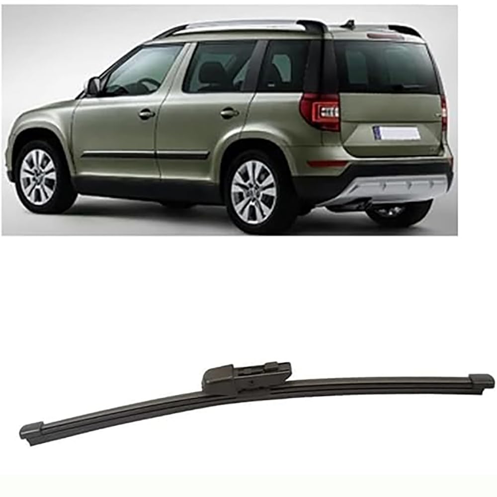 Auto Heck Scheibenwischer für Skoda Yeti 2009-2017, 11", Heckscheibenwischer Wischerblatt und Wischerarm Hinten, Scheibenwischer Wischblattersatz Set von Nsnqb