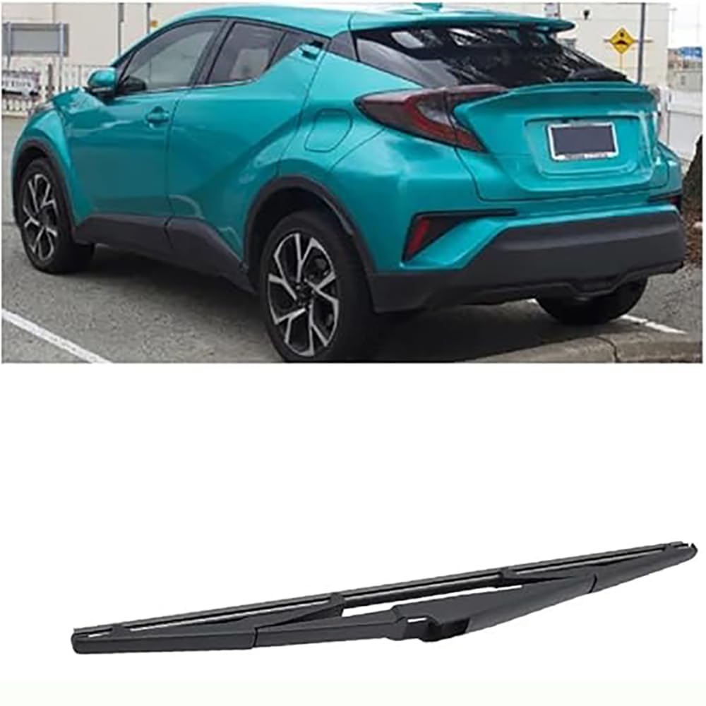 Auto Heck Scheibenwischer für Toyota C-HR CHR 2016-2023, 14", Heckscheibenwischer Wischerblatt und Wischerarm Hinten, Scheibenwischer Wischblattersatz Set von Nsnqb