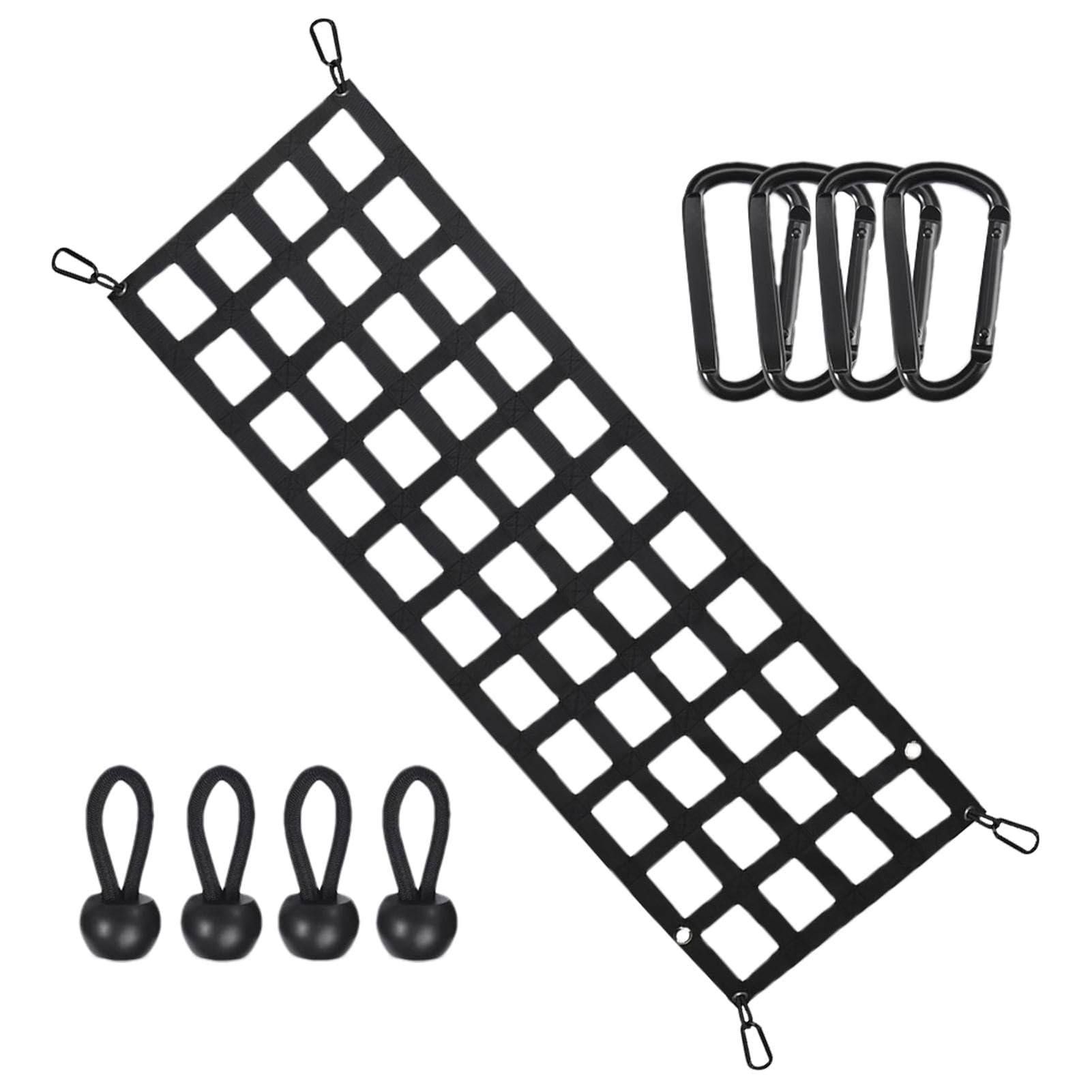 Nubamzy Cargo Truck Heckklappennetz | UV-Schutznetz für LKW Cargo Heckklappe | Full Size Truck Heavy Duty Storage Netting Divider für Gepäck, Möbel von Nubamzy