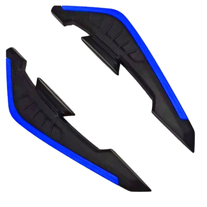 Nubamzy Spoilerflügel für Motorrad, Motorrad Frontverkleidung Aerodynamische Winglets, Motorrad Seitenspoiler Dynamische Flügelmotor Frontverkleidung Aerodynamische Winglets von Nubamzy