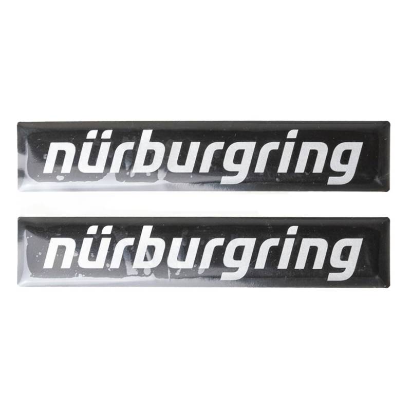 Nürburgring - 3D Aufkleber - Schriftzug - 10 cm, Farbe:Schwarz, Größe:OneSize von Nürburgring