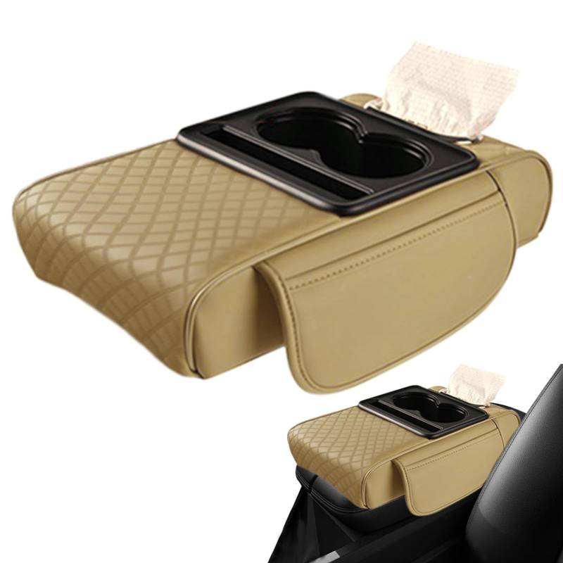 Car Armrest Pad Storage Box | Car Center Console Cover Pad | Arm Rest Cushion Pads | Armrest Storage Organizer Box | Compact Car Armrest Pad | Portable Car Armrest Storage Box For Car von Nuhjytgf