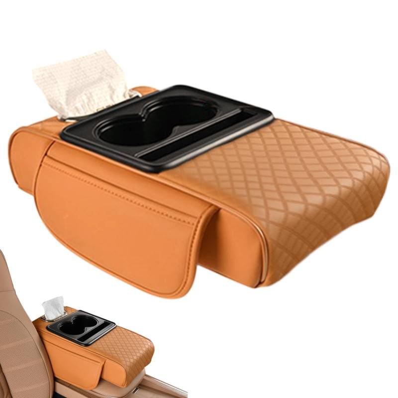 Car Armrest Pad Storage Box | Car Center Console Cover Pad | Arm Rest Cushion Pads | Armrest Storage Organizer Box | Compact Car Armrest Pad | Portable Car Armrest Storage Box For Car von Nuhjytgf