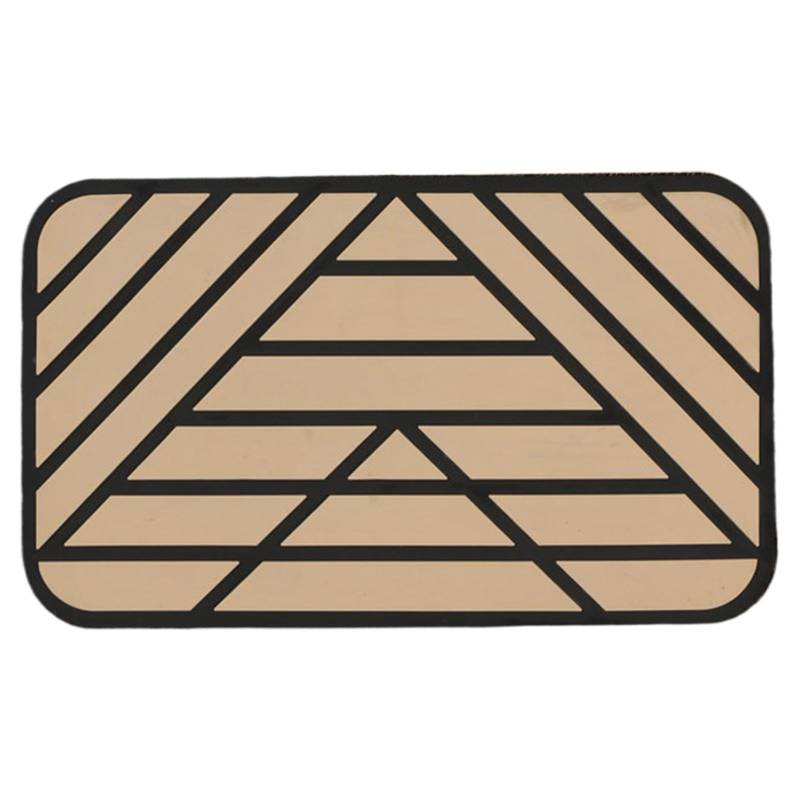 Car Truck Floor Mat Patch, Car Carpet Mat Pedal, PVC Footrest Plate Rest, Sturdy Heel Pad Car Pedal, Easy-to-Install Carpet Mat with Sewing Tool for Protecting Vehicle Floors von Nuhjytgf