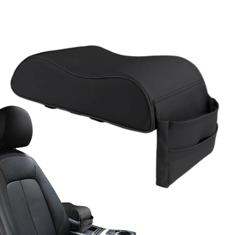 Waterproof Center Console Cushion, Cushion Auto Center Console Arm Rest, Auto Armrest Protector, Black Car Interior Accessories, Soft Arm Rest Cushion With Tissue Box Cover For Truck & Car von Nuhjytgf