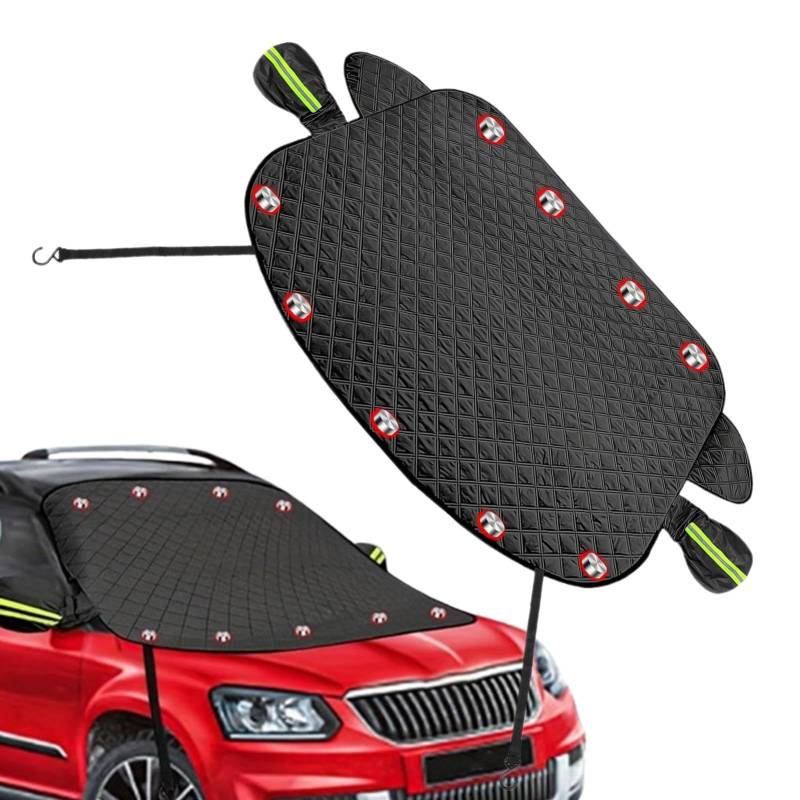 Windscreen Covers Frost | Car Windscreen Snow Cover | Windproof Winter Frost Cover | Magnetic Windshield Snow Cover | Compact Windscreen Covers Frost | Portable Windshield Cover for Truck, SUV von Nuhjytgf