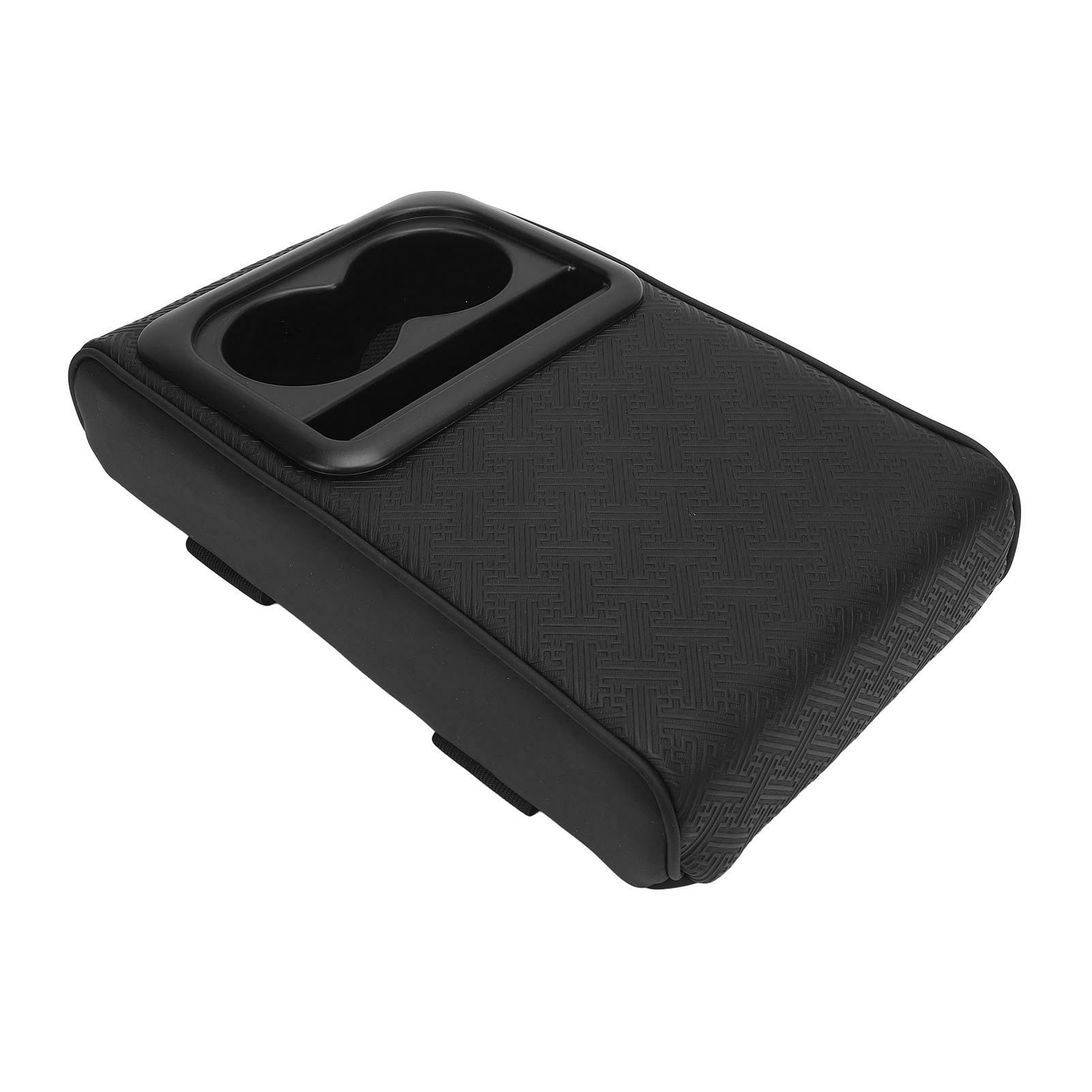 Nurnesy 3-Zoll-Memory Foam Car Armlehnen Pad Booster Nappa Ledermitte Konsole-Kissen für SUVs, Lastwagen mit Tassenhalter Universalschutz von Nurnesy