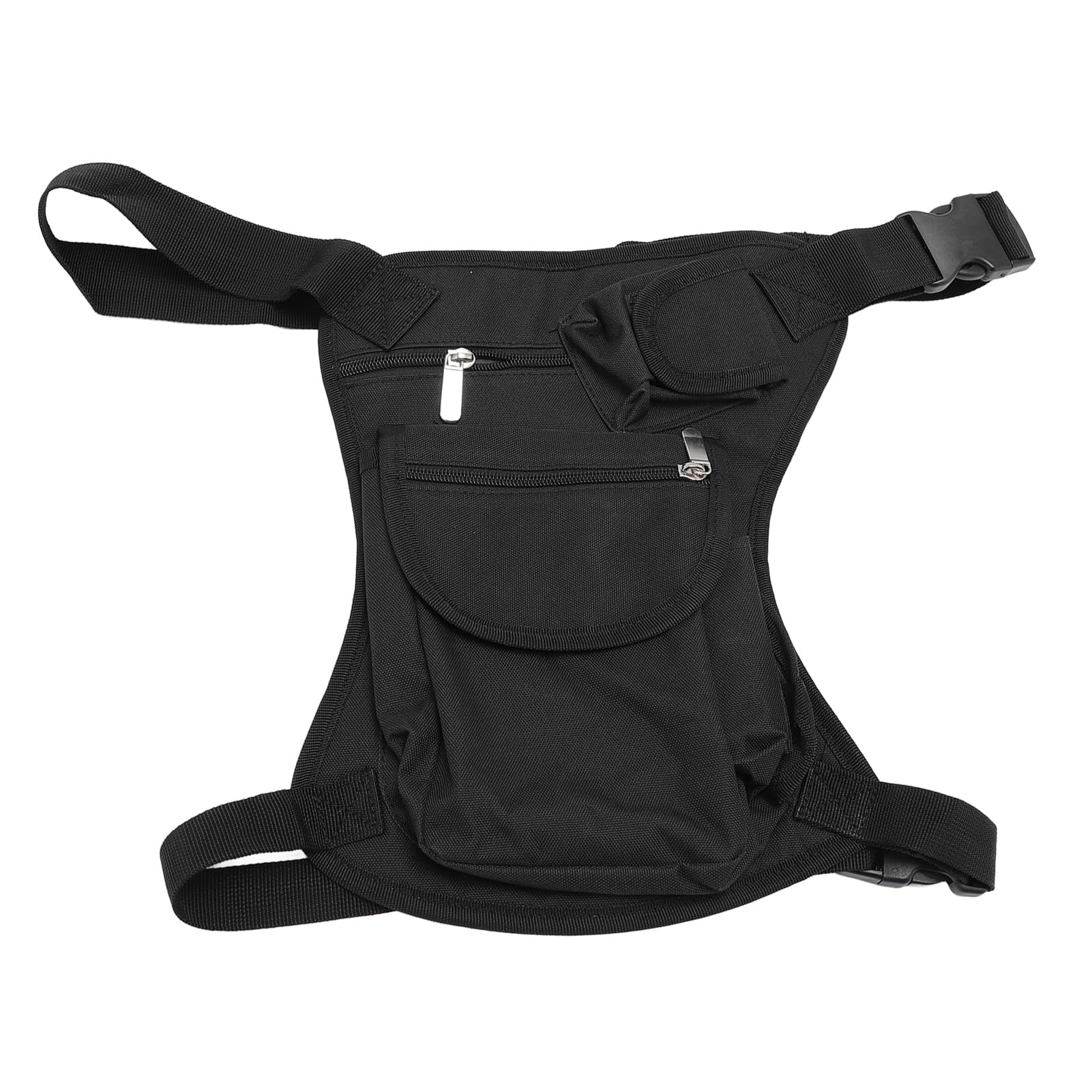 Nurnesy Canvas-Beintasche mit Verstellbaren Trägern, Multifunktionale Oberschenkeltasche, Gürteltasche, Ideal für Motorrad, Radfahren, Outdoor, Wandern, Reisen, Klettern, mit von Nurnesy