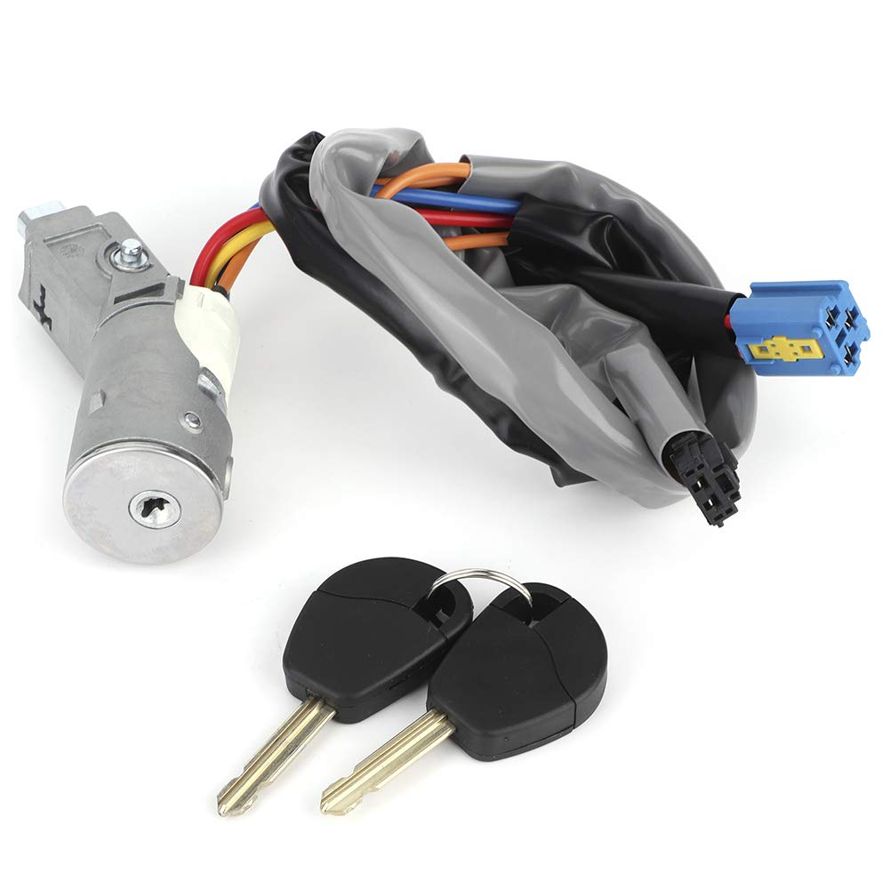 Nutriess Ignition Lock 4162.CF Zündschalter Ersatz mit 2 Schlüssel für Citr Oen Berlingo von NutriEss