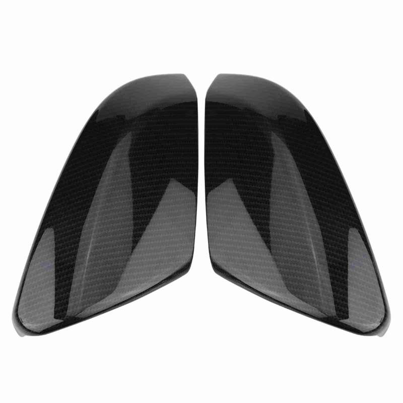 Nutriess Rearview Mirror Cover Caps 2X Rear Carbon Fiber Style 2016 2019 Sedan Coupe robust Protective Trim von NutriEss