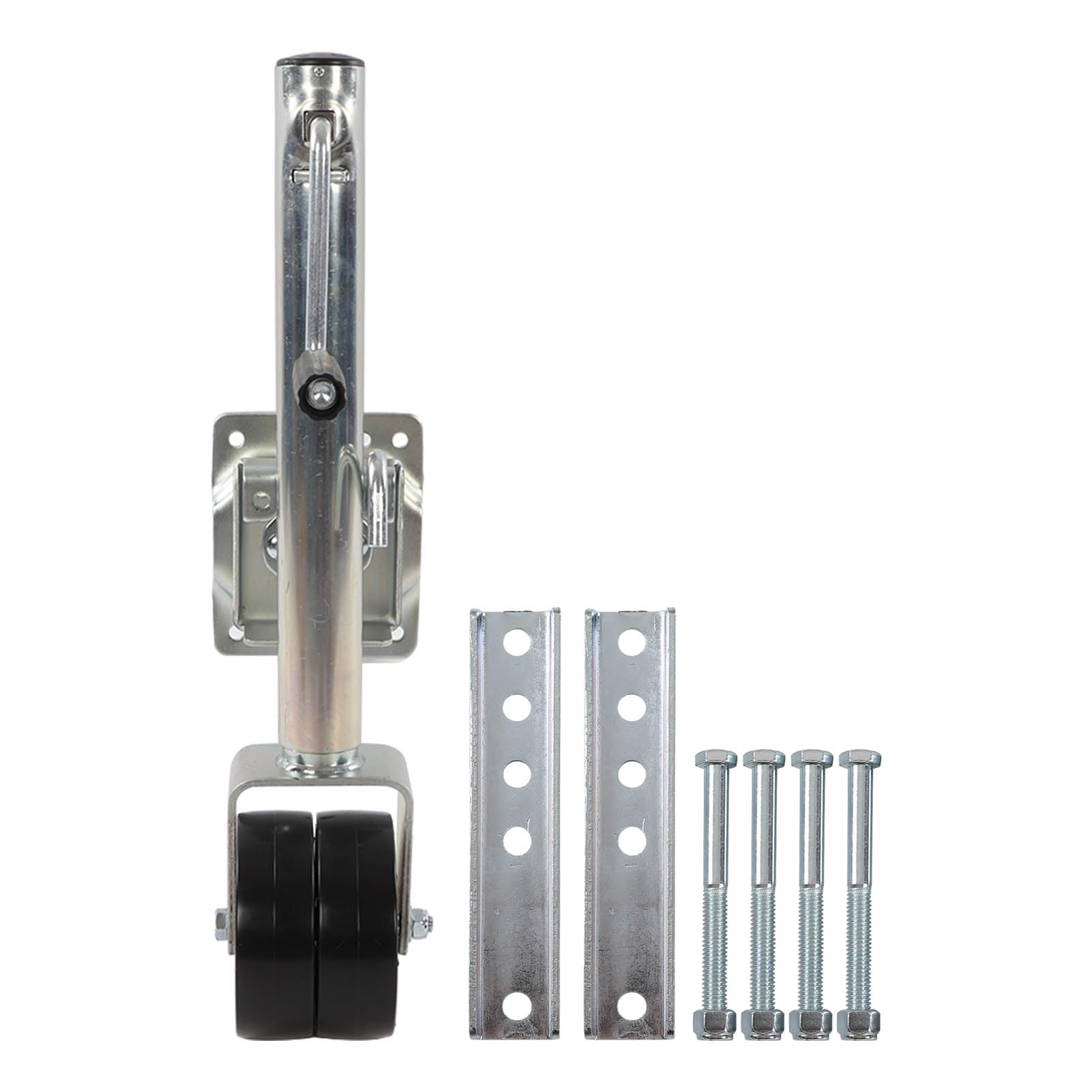 Nuvollo DUAL Wheel Trailer Jack VERSTÄRKTE Lift Adjustment DOPPELRAD Caster Jack FÜR Boat RV von Nuvollo