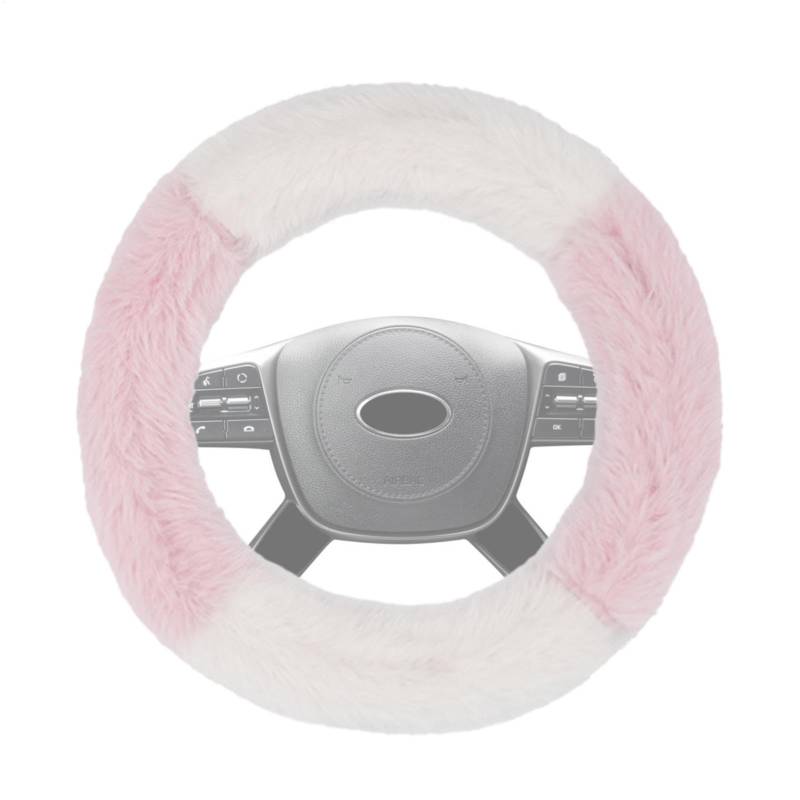 Nuyhadds Lenkradbezug für verschwommenes Lenkrad, für Damen, modisch, Plüsch, für den Winter, 38,1 cm (15 Zoll), Zubehör für den von Nuyhadds