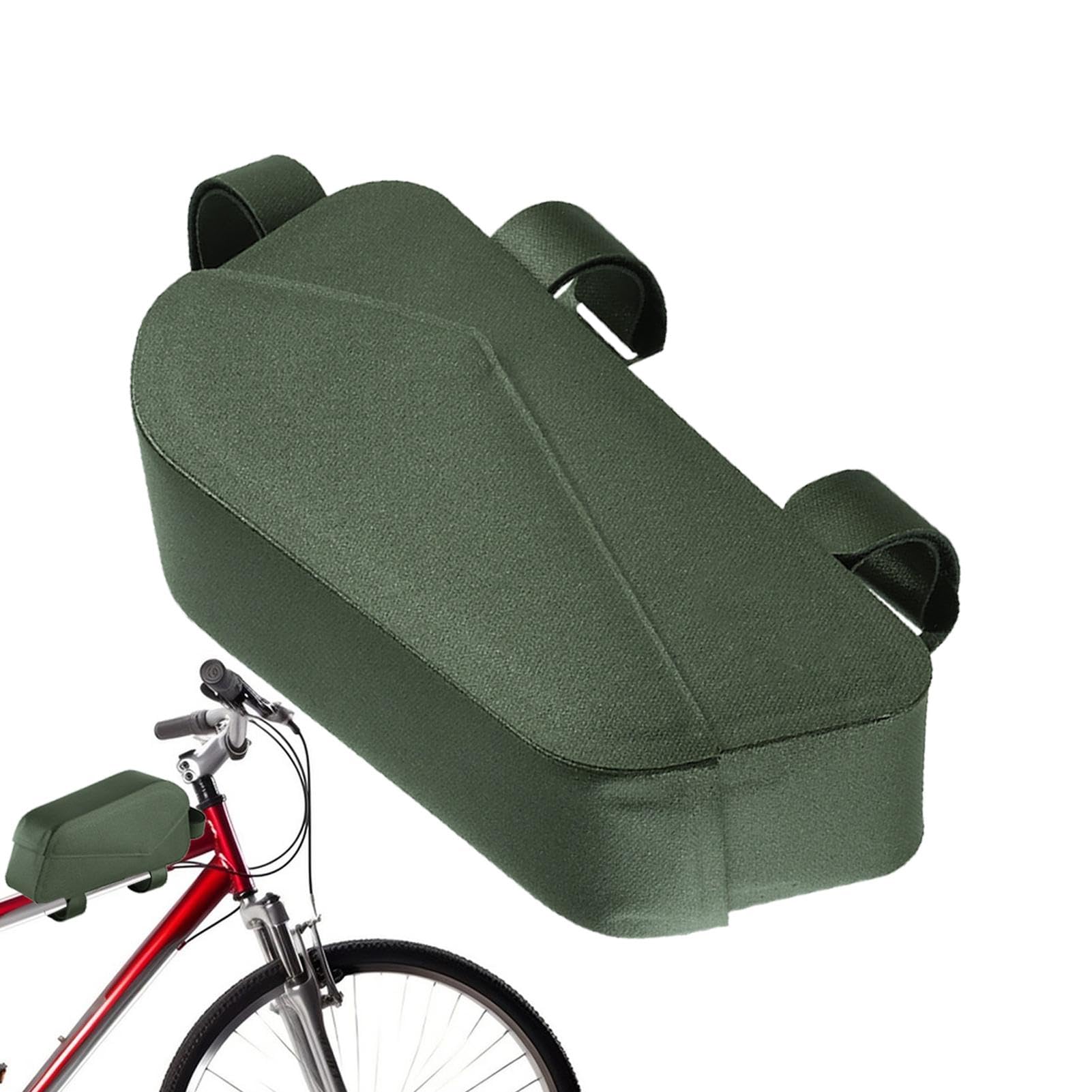 Nuyhadds Vordere Rahmentasche, Fahrradtaschen für Rahmen - Fahrradtasche wasserdicht,Satteltasche mit Magnetverschluss, Fahrradausrüstung und Zubehör, Rahmentasche, multifunktional für Reisen von Nuyhadds