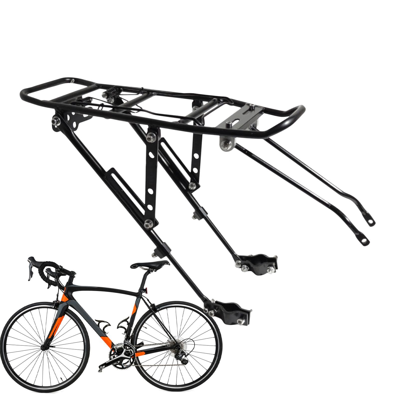 Aluminum Alloy Biking Rack, Quick Release Riding Carrier, Outdoor Cycling Rack, Adjustable Rear Rack, Lightweight Cycling Carrier, 40x14x18.5cm/15.75x5.51x7.28in, for Outdoor Cycling von Nuyhgtr