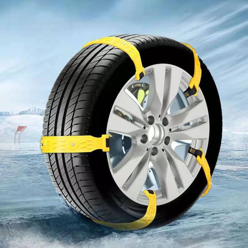 Car Snow Chains Anti-Skid Thickened Tire Chains for Cars Pickup Trucks SUV Ideal for Snowy Roads Winter Driving Traction Chains for Ice Mud and Snow Anti-Skid Tire Chains von Nuyhgtr