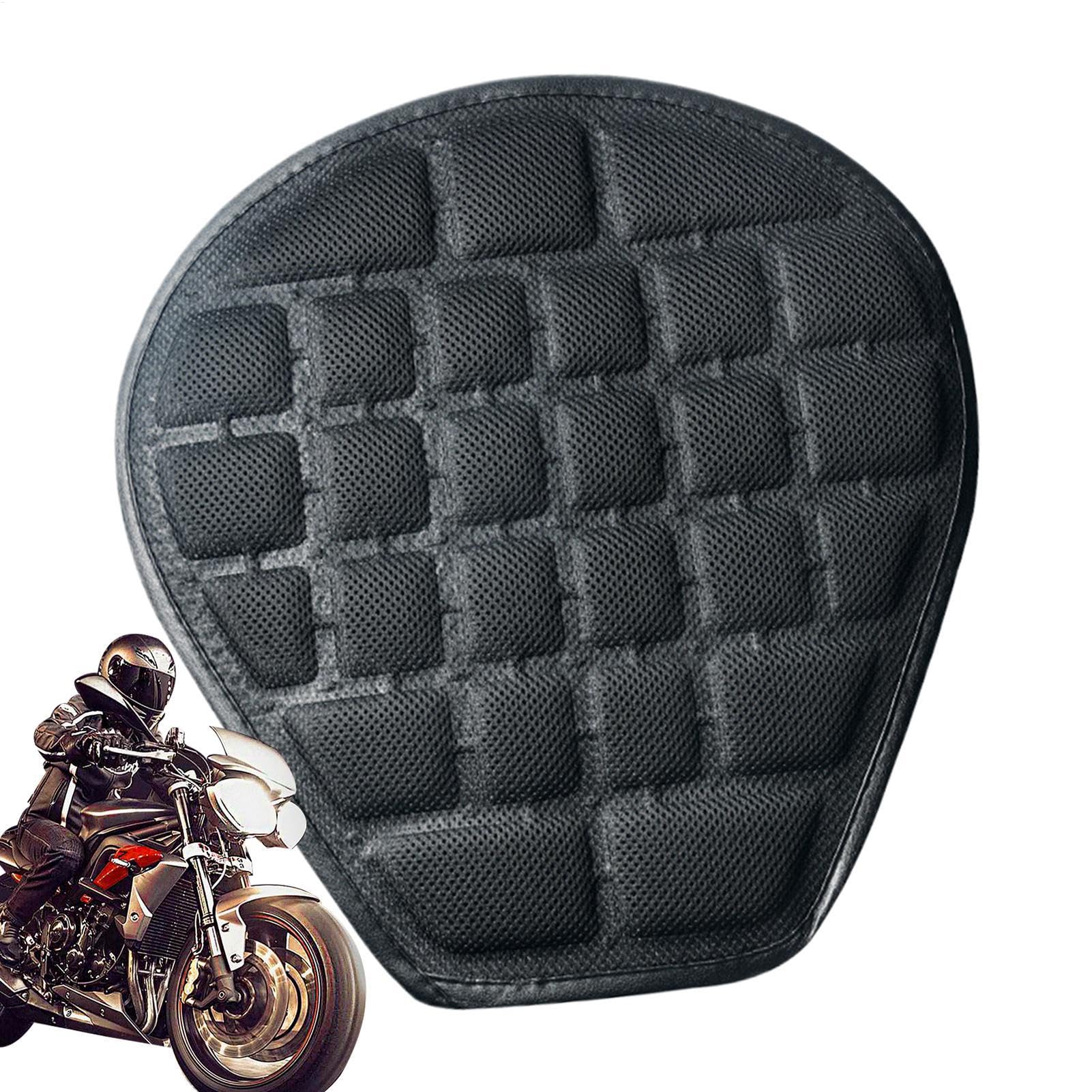 Motorcycle Seat Cushion, Comfort Non-Slip Motorcycle with Shock Absorbing Passenger Seat, Wear-Resistant Power Accessories for Cycling Outdoor Sports, 14.57x13.78 inches von Nuyhgtr