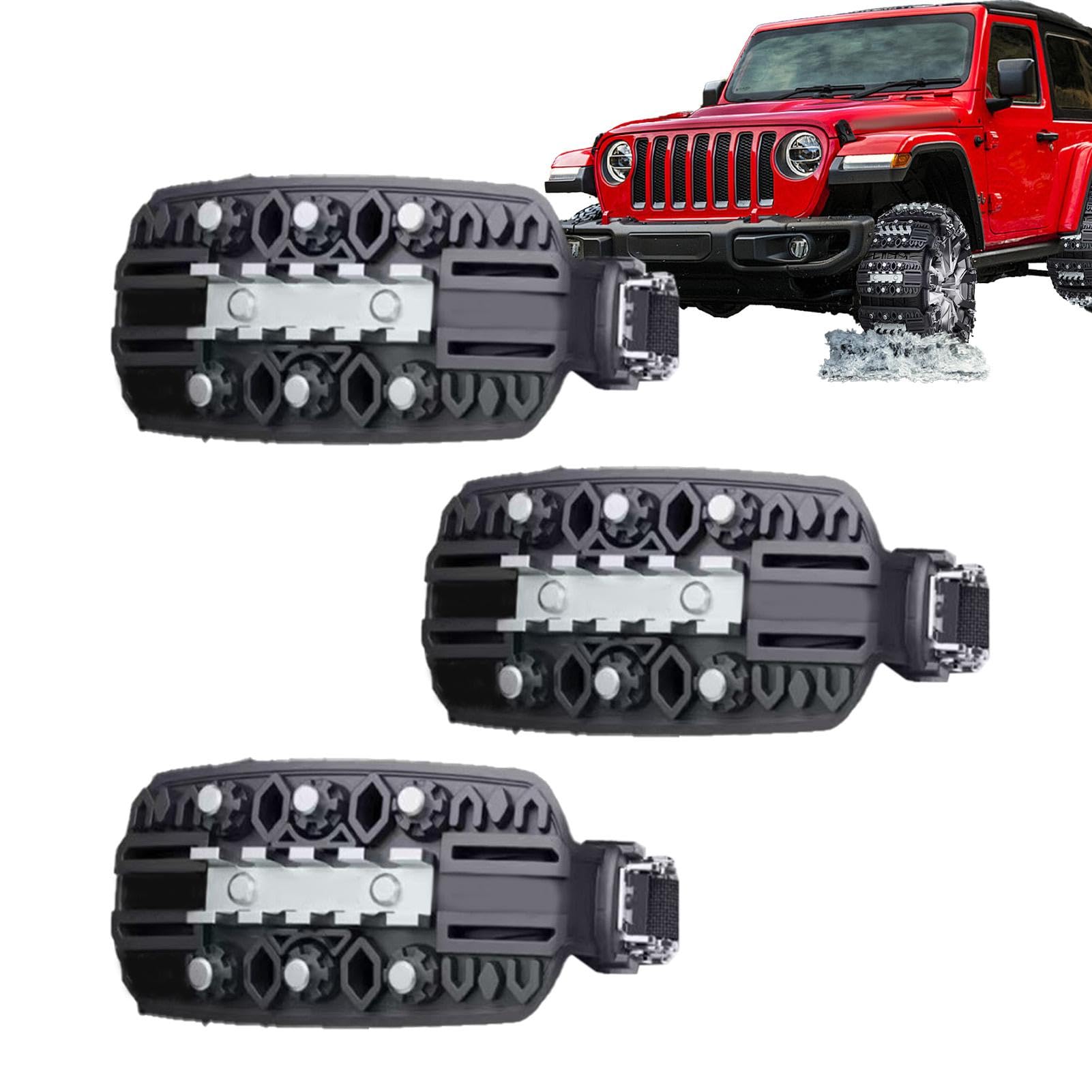 Snow Chains, Anti Slip Snow Chains, Pickup Truck Tire Chains, Snow Ice Mud Road Chains, Tire Chains for Cars Tires von Nuyhgtr