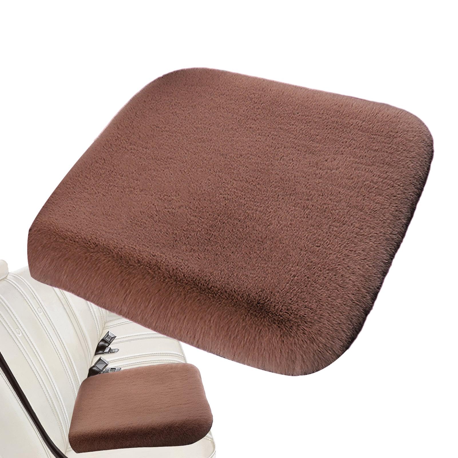 Warm Winter Seat Cover, Non-Slip Car Cover, Auto Seat Cushion, Car Accessories Seat Cover, Bedroom Chair Cover, 45 × 45 cm, / 17.7x17.7in, Plush Auto Seat Cover for Living Room and Bedroom von Nuyhgtr