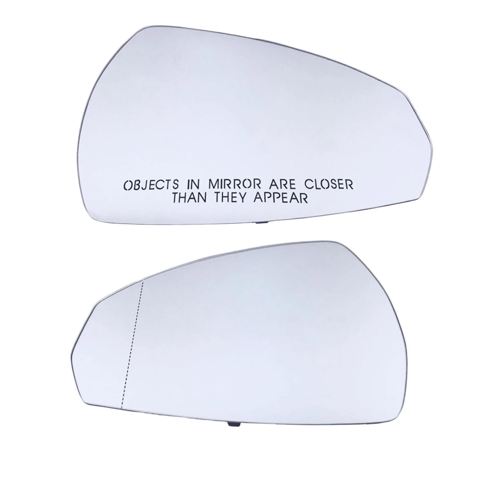 Außenspiegel Für A3 2013-2020 8V0857528E 8V0857536D Beheiztes Rückspiegelglas links und rechts mit Spiegelhalter Ersatzspiegelglas(Left Right) von Nxxgsbhd